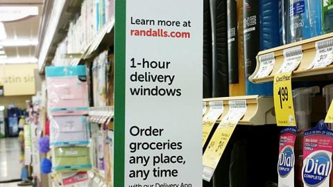 Randalls 'Free Delivery' Violator