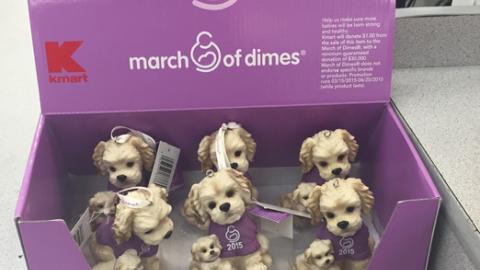 Kmart March of Dimes Counter Tray