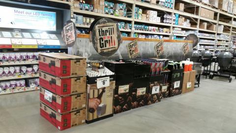 Home Depot 'Thrill of the Grill' Pallet Train