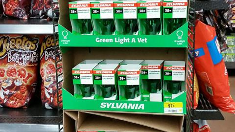 Sylvania Walmart 'Greenlight a Vet' Sidekick