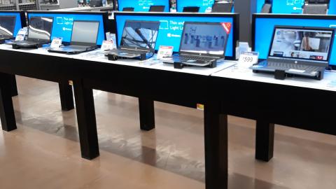 Walmart Laptop Table Displays