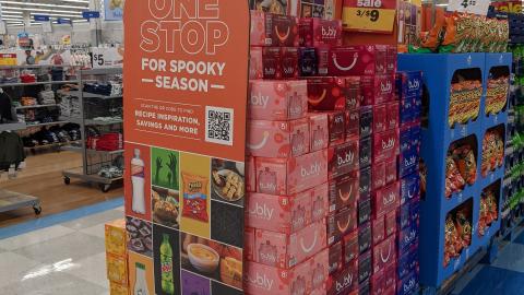 PepsiCo Meijer 'One Stop for Spooky Season' Pallet Display