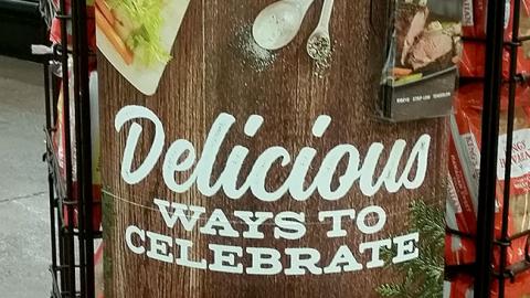 Ralphs 'Delicious Ways to Celebrate' Standee