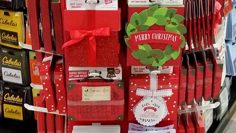 Harris-Teeter 'Wrap Up Your Gift Card' Rack