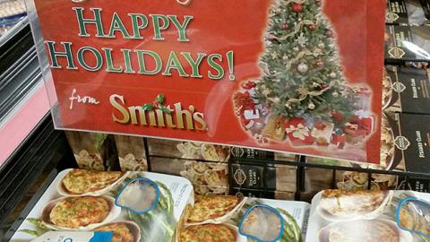 Smith's 'Happy Holidays' Cooler Header
