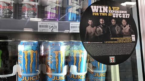 Monster Energy 7-Eleven UFC 'VIP Experience' Cooler Cling