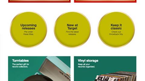 Target 'Vintage Vibes' Web Page