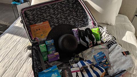 Walgreens 'House Party' Suitcase
