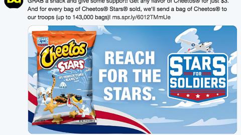 Dollar General Cheetos 'Stars' Twitter Update