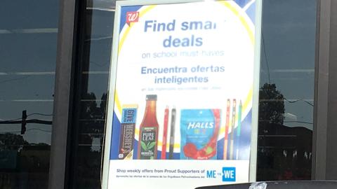 Walgreens 'Find Smart Deals' BTS Window Poster