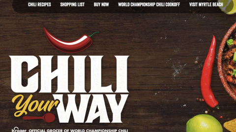 Kroger 'Chili Your Way' Website