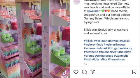 Sliick Walmart 'Exciting News' Instagram Update
