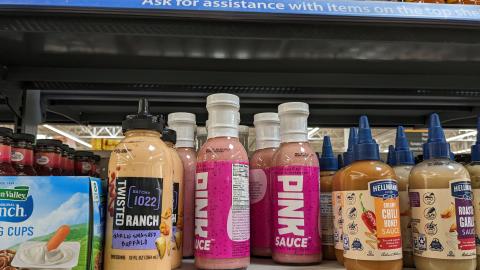 Walmart Pink Sauce Merchandising