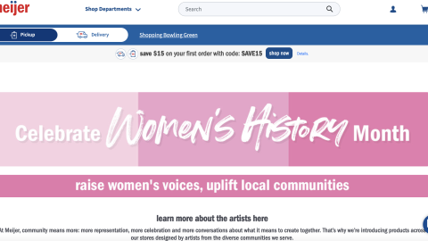 Meijer 'Celebrate Women's History Month' Showcase