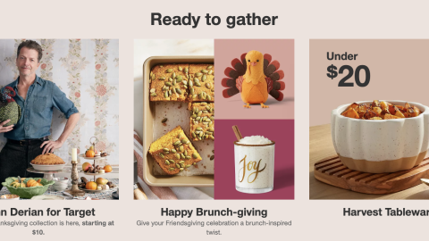 Target John Derian Thanksgiving Collection Display Ad