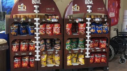 Frito-Lay 'All for Super Bowl' Pallet Displays