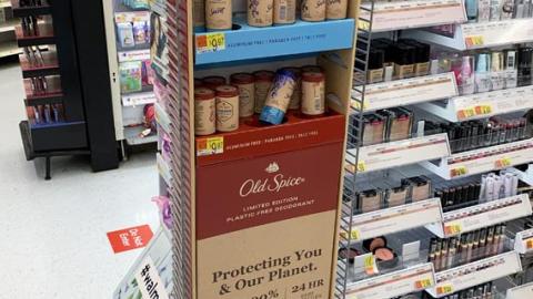 Secret Old Spice 'Plastic-Free Deodorant' Walmart Sidekick