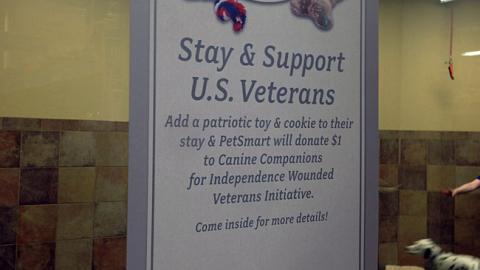 PetSmart 'Stay & Support U.S. Veterans' Poster