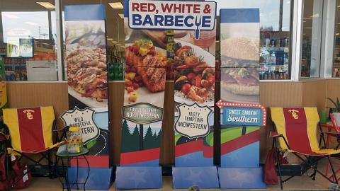 Ralphs 'Red, White & Barbecue' Standees