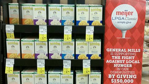 General Mills Meijer 'Fight Against Local Hunger' Pallet Display