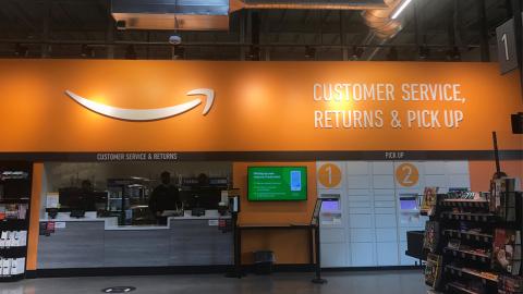 Amazon Fresh Customer Service Counter