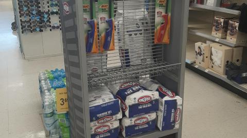 Kingsford 'Grilling Essentials' Display Fixture With Casters
