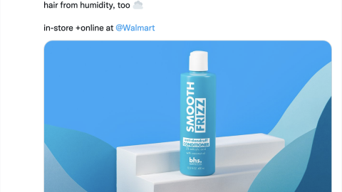 Beautiful Hair and Scalp Walmart 'Gently Fight Frizz' Tweet