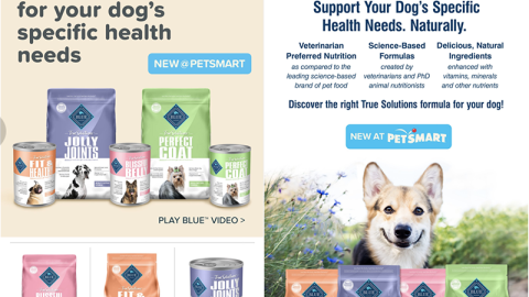 PetSmart Blue Buffalo True Solutions Feature