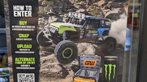 Home Depot 'Win a VIP Off-Road Experience' Cooler Cling