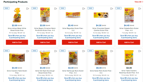 Giant Schar 'Save $5' Web Page