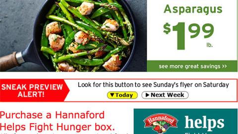 Hannaford 'Close to Where You Shop' Email Ad