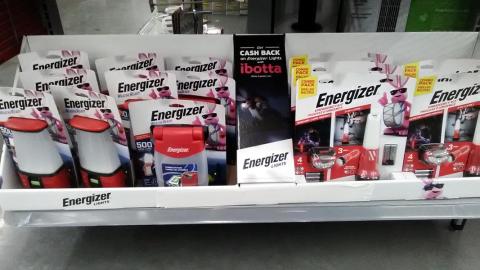 Energizer 'Get Cash Back' Shelf PDQ