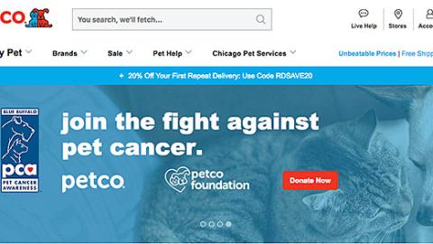 Petco Blue Buffalo 'Join the Fight Against Pet Cancer' Carousel Ad