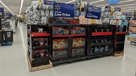 Walmart Lego Batman Pallet Displays