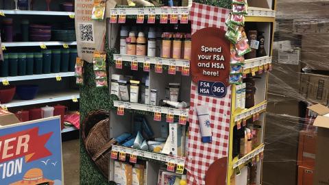 Kroger 'Sun Care For Everywhere' 2-Sided Aisle Display
