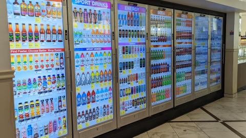 Walgreens Cooler Screens Refrigerated Displays 