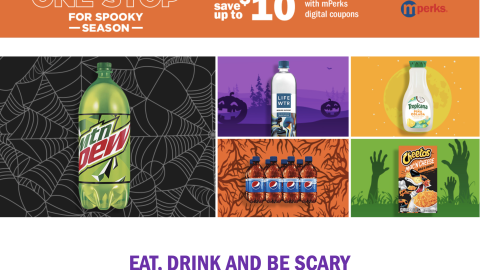 Meijer PepsiCo 'One Stop for Spooky Season' Web Page
