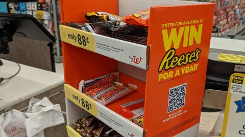 Walgreens 'Win Reese's for a Year' Countertop Display