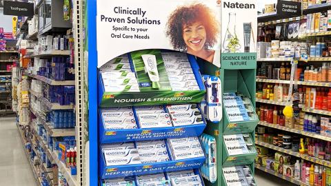 Natean Walmart 'Can My Toothpaste Make A Difference' Endcap Display