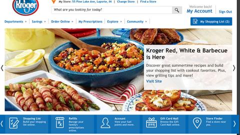 Kroger 'Red, White & Barbecue' Carousel Ad