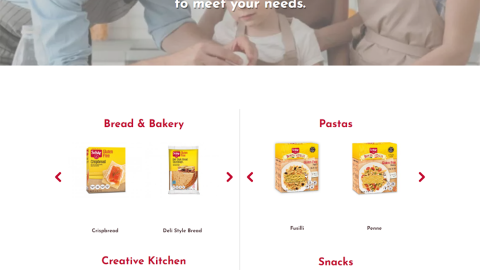 Schar Gluten-Free Products Web Page