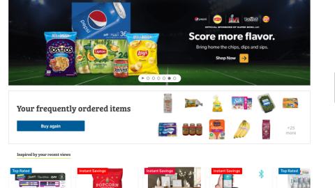 Sam's Club PepsiCo/Frito-Lay 'Score More Flavor' Carousel Ad