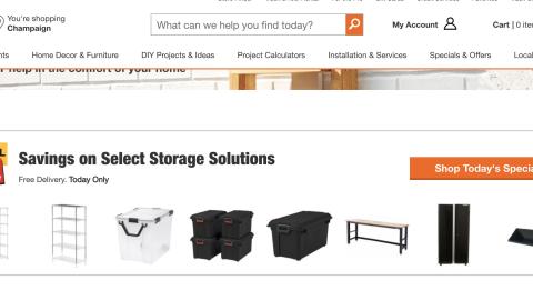 Home Depot 'Special Buy of the Day' Display Ad