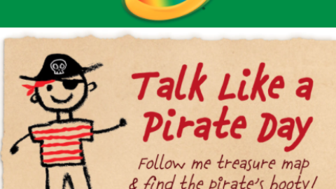 Crayola 'Talk Like a Pirate Day' Email