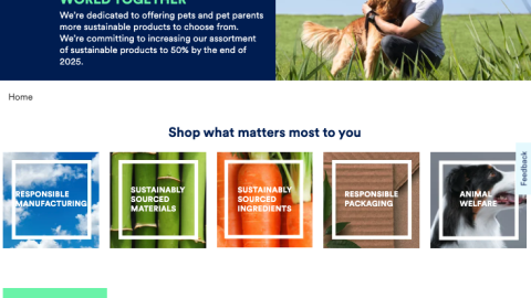 Petco Sustainable Product Shop