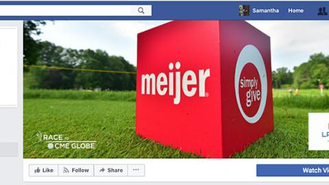 LPGA Meijer Simply Give Facebook Cover
