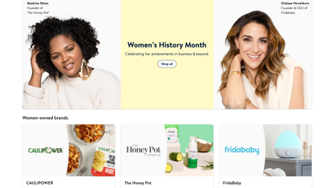 Walmart Women's History Month Showcase