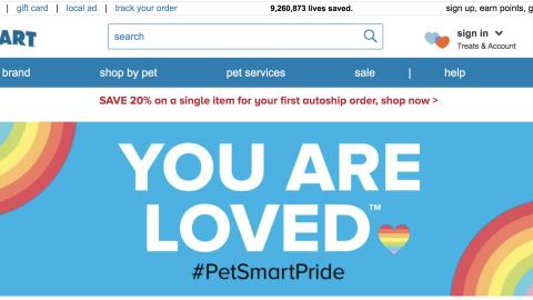 PetSmart 'You Are Loved' Web Page