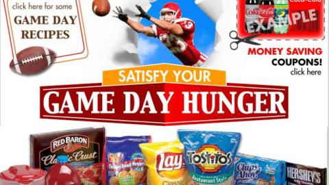 Family Dollar 'Game Day Hunger' Email