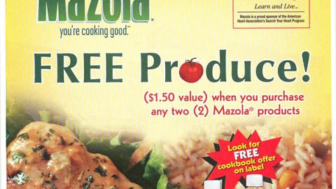 Mazola/Produce Offer FSI